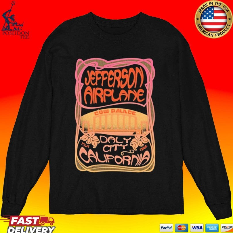 Jefferson Airplane Daly City California Tour Unisex