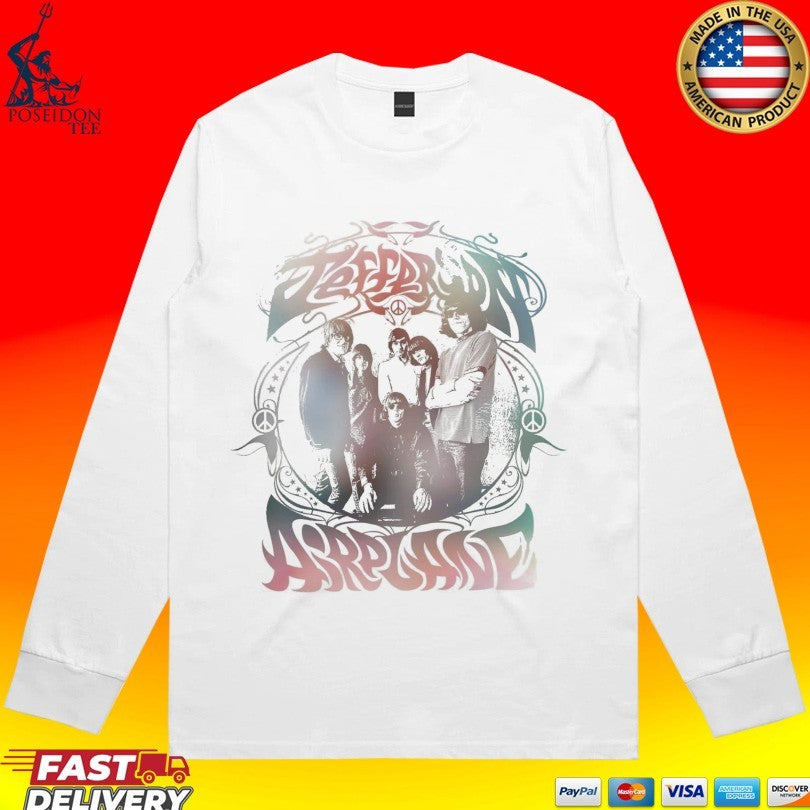 Jefferson Airplane Peace Rainbow Unisex