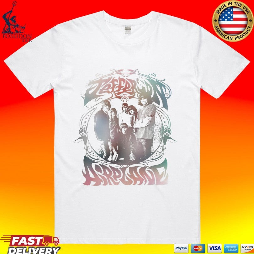 Jefferson Airplane Peace Rainbow Unisex