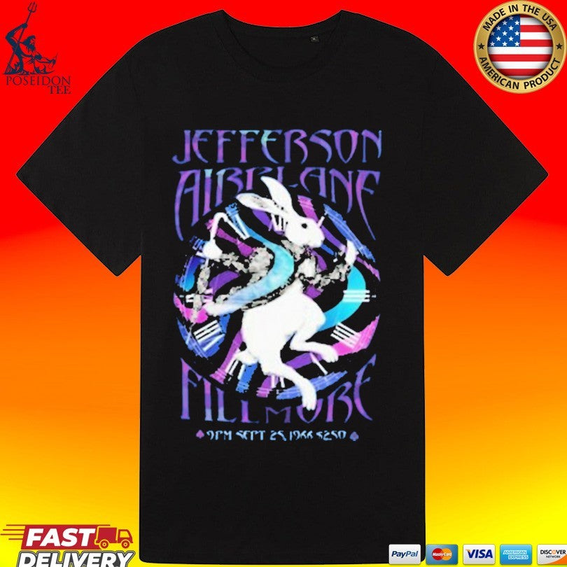 Jefferson Airplane White Rabbit Fillmore Unisex