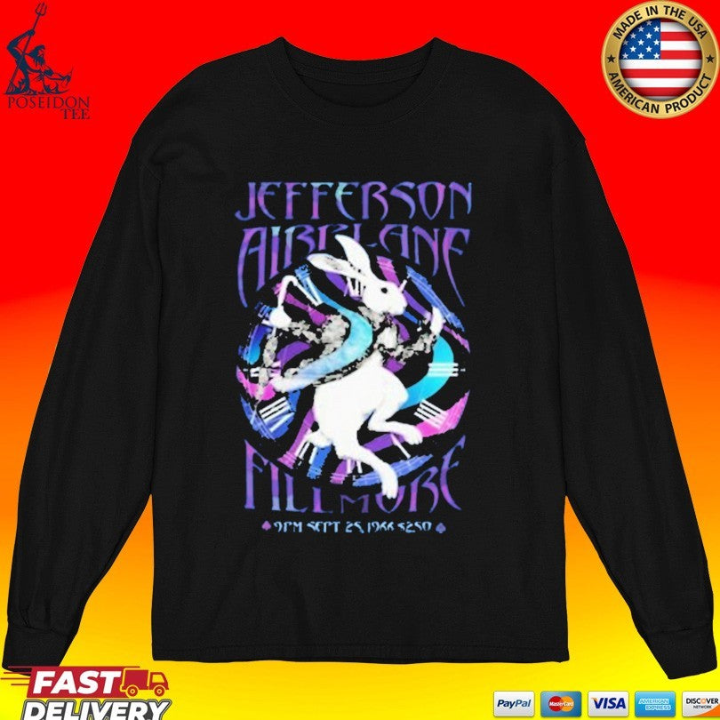 Jefferson Airplane White Rabbit Fillmore Unisex