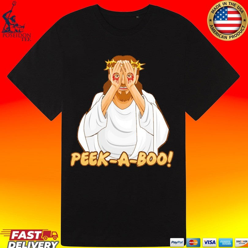 Jesus Peek A Boo Eyes Unisex