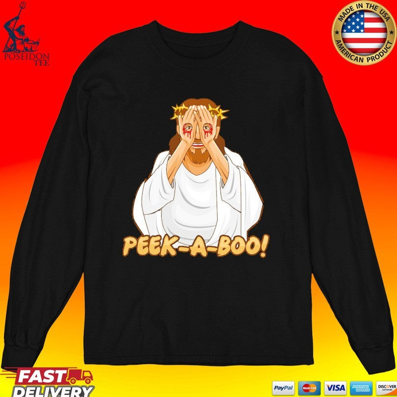 Jesus Peek A Boo Eyes Unisex