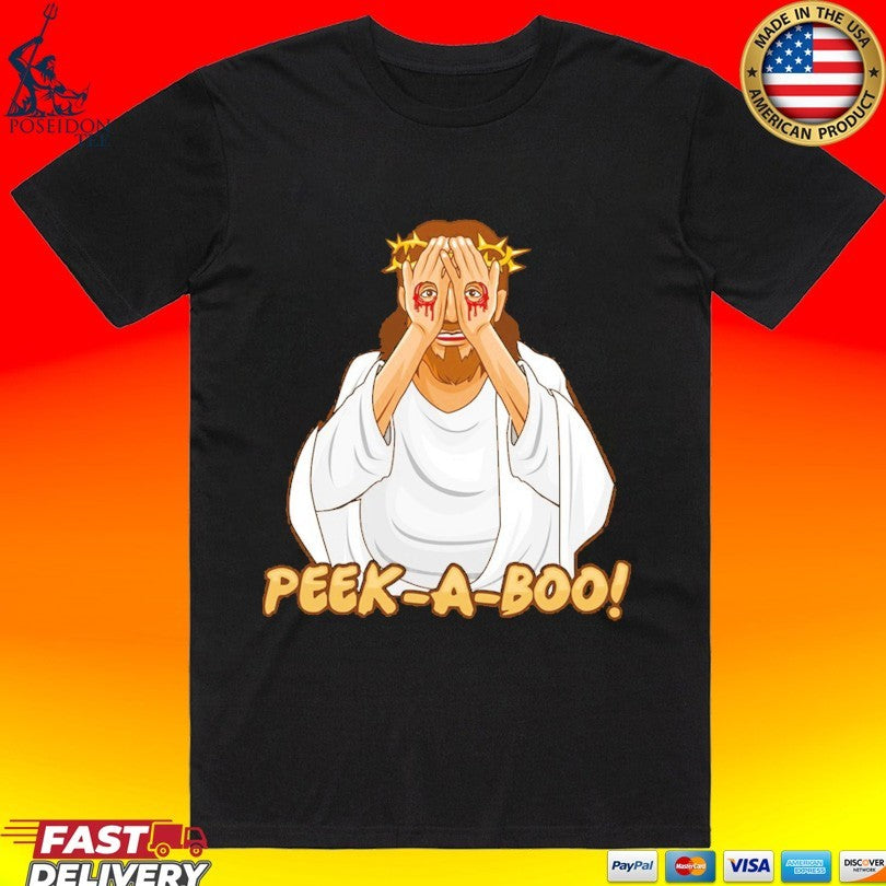 Jesus Peek A Boo Eyes Unisex