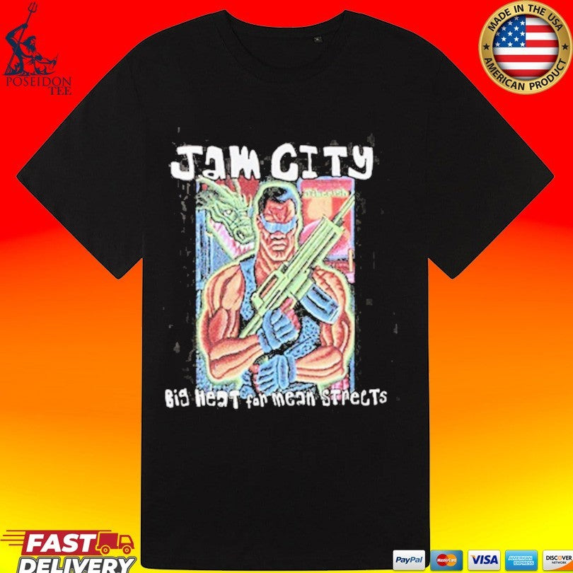 Jiberish Jam City Big Heart For Mean Strects Unisex
