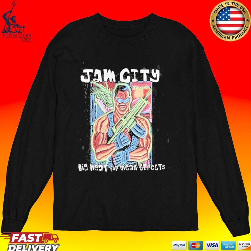 Jiberish Jam City Big Heart For Mean Strects Unisex