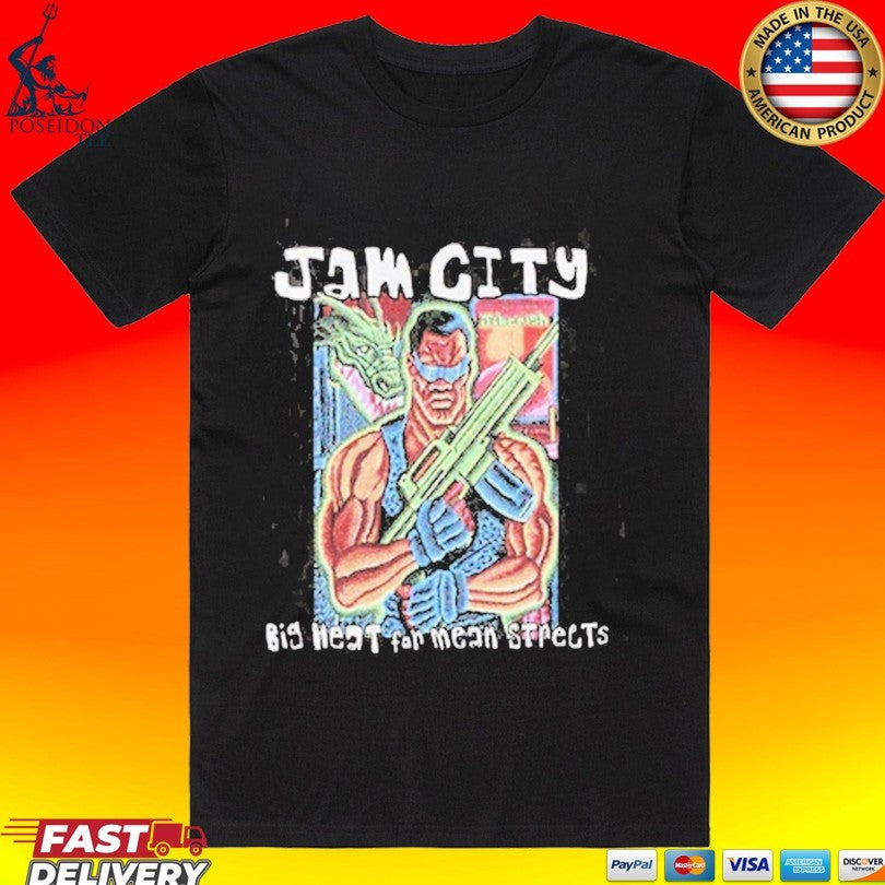 Jiberish Jam City Big Heart For Mean Strects Unisex