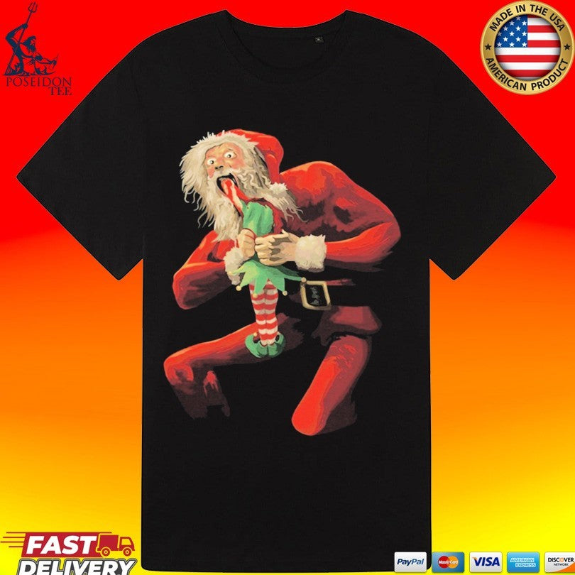 Jim’ll Paint It Santa Devouring An Elf Unisex