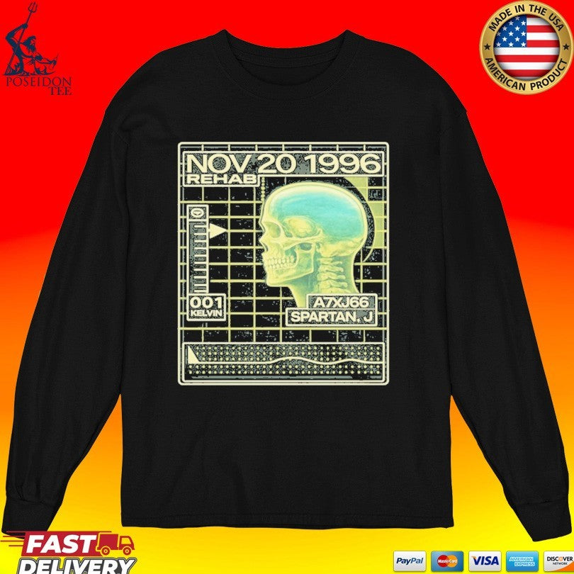 John Spartan Cryo Readout Demolition Man Inspired Retro Sci-fi Unisex