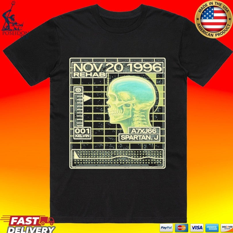 John Spartan Cryo Readout Demolition Man Inspired Retro Sci-fi Unisex