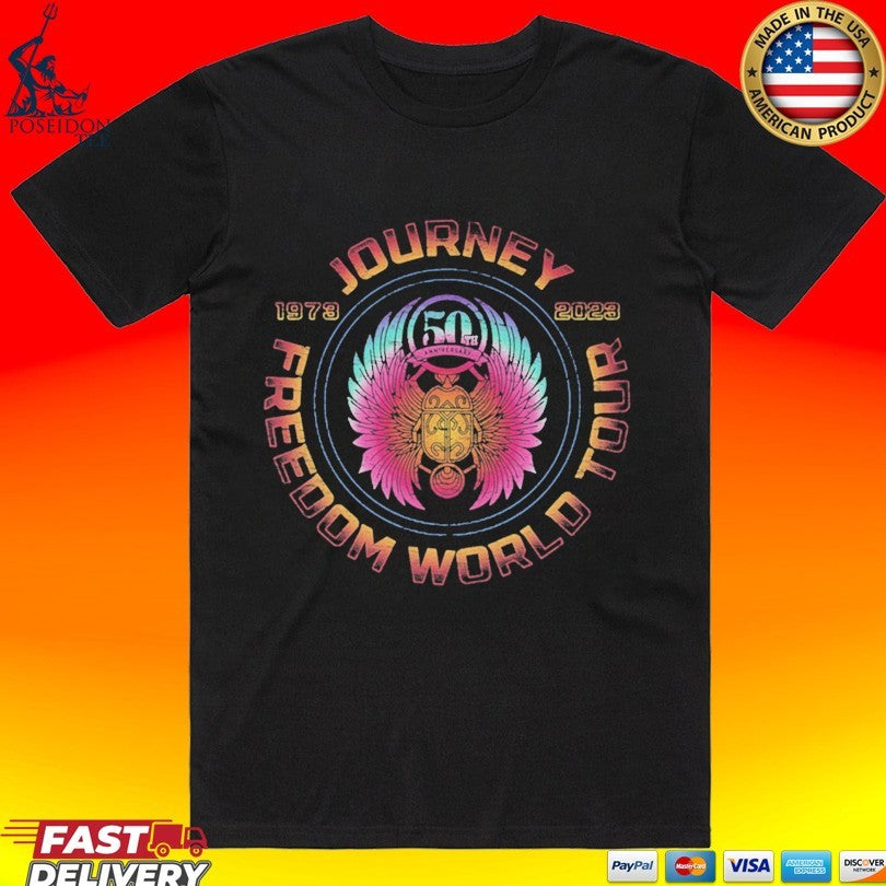 Journey Freedom World Tour 1973-2023 Unisex
