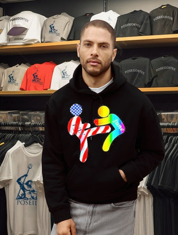 July Independence Kick June Pride Month Unisex