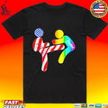 July Independence Kick June Pride Month Unisex