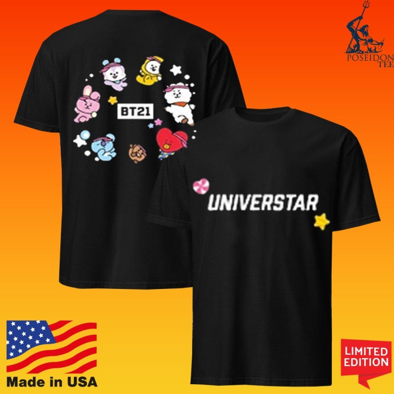 Playfest Bt21 Universtar Star Walk Baseball Unisex