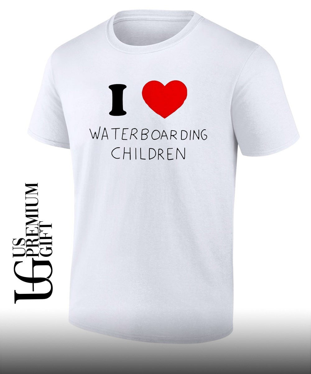 I love waterboarding children shirt Unisex