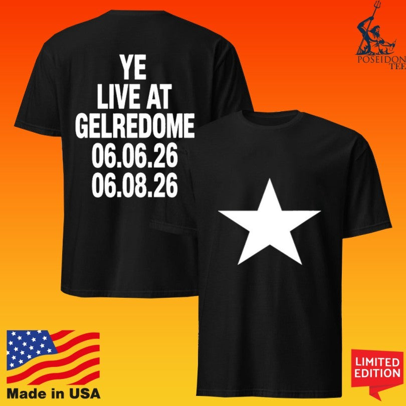 Kanye West Ye Live At Gelredome 06 06 2026 & 06 08 2026 Unisex