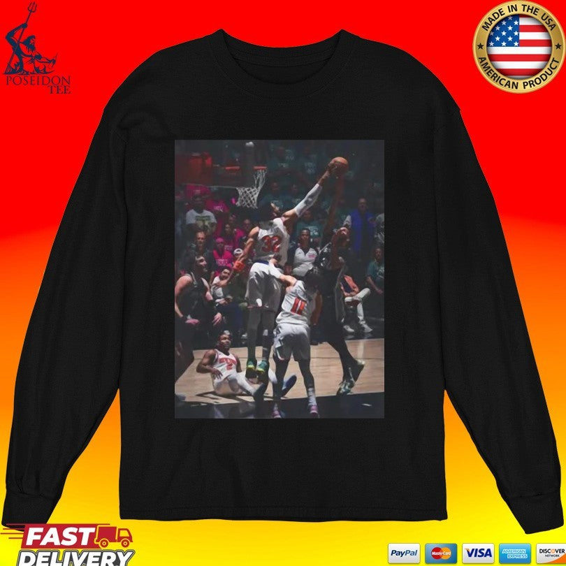 Karl Anthony Towns Blocks Julian Champagnie Unisex