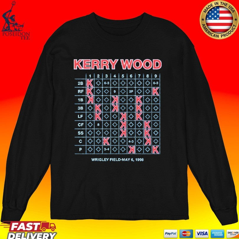 Kerry Wood 20k Scorecard Wrigley Field May 6 1998 Unisex