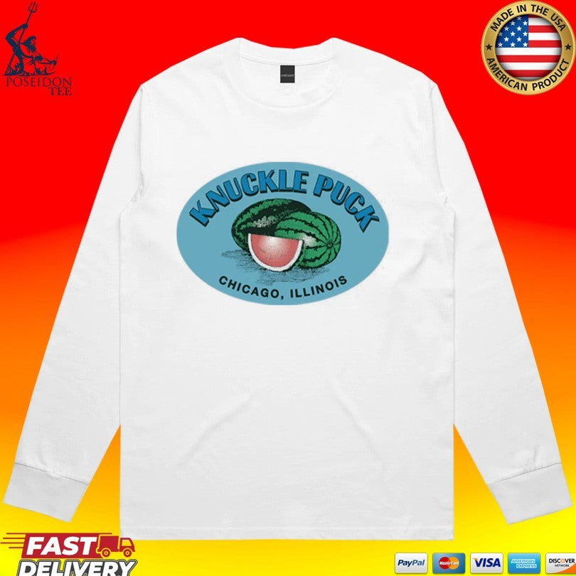 Knuckle Puck Chicago Ilinois Watermelon Unisex