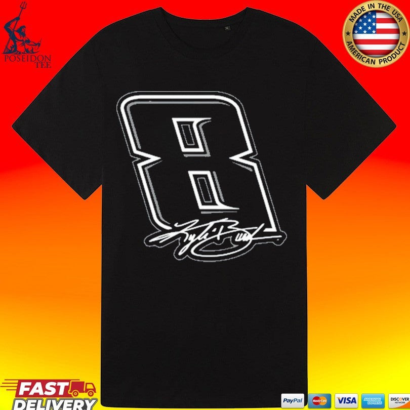 Kyle Busch Black No 8 Unisex