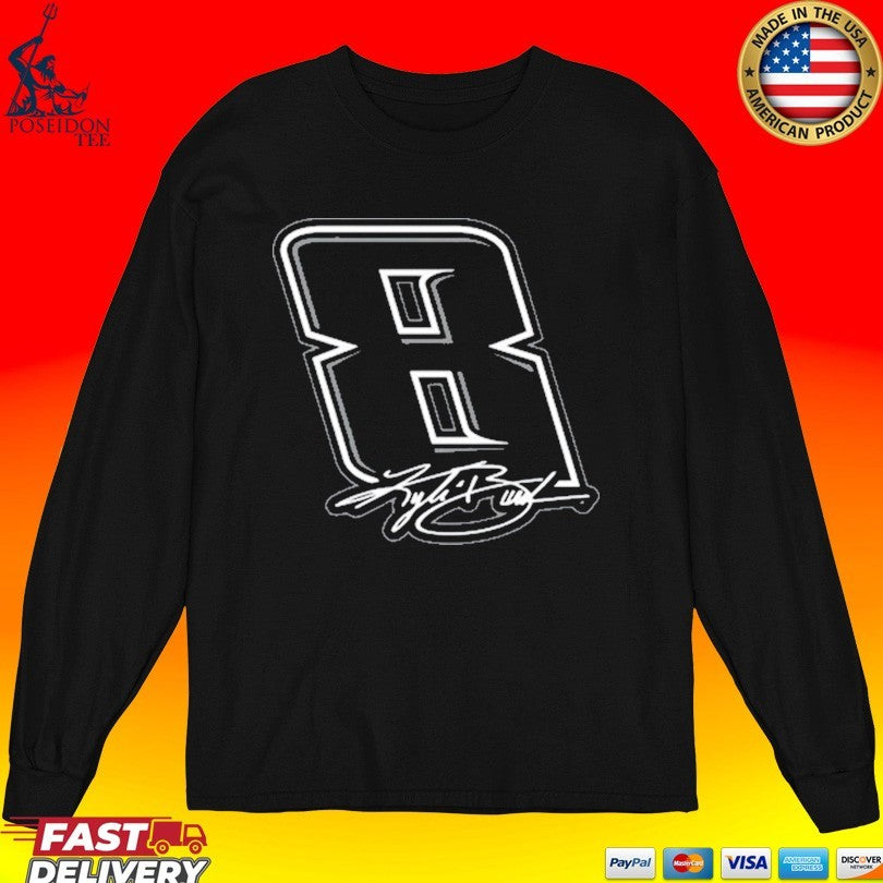 Kyle Busch Black No 8 Unisex