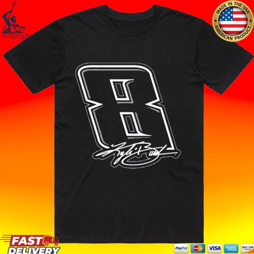 Kyle Busch Black No 8 Unisex