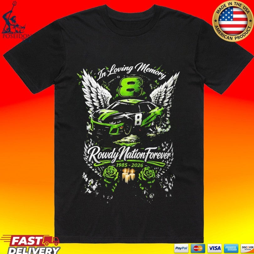 Kyle Busch In Loving Memory Rowdy Nation Forever Polo Unisex