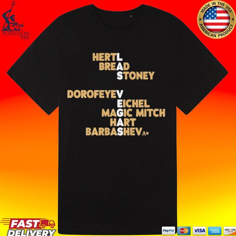 Las Vegas Hockey Names 2026 Hertl Bread Stoney Dorofeyev Eichel Magic Mitch Hart Barbashev