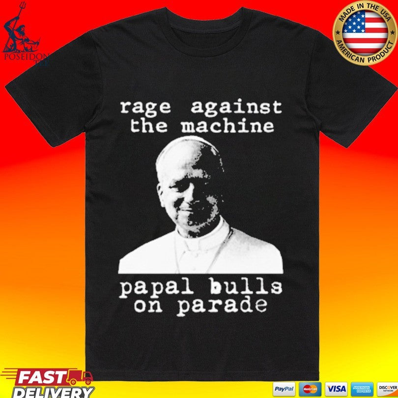Leo Rage Against The Machine Papal Bulls On Parade Unisex