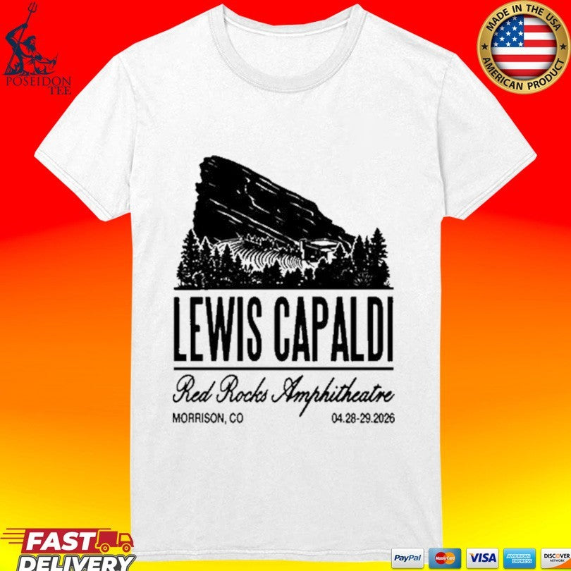 Lewis Capaldi Apr 28-29 2026 Red Rocks Unisex