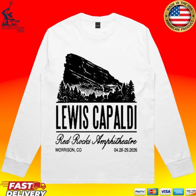 Lewis Capaldi Apr 28-29 2026 Red Rocks Unisex