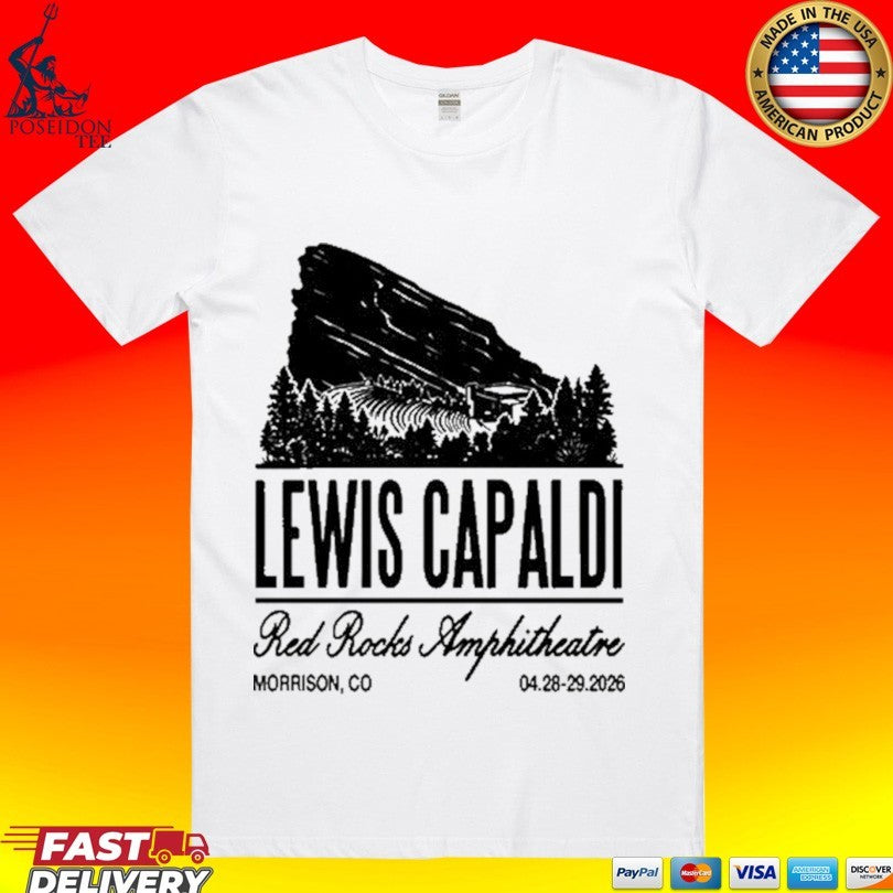 Lewis Capaldi Apr 28-29 2026 Red Rocks Unisex