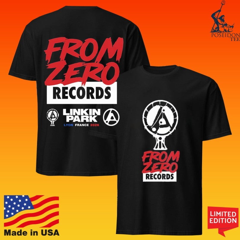 Linkin Park From Zero Records Lyon France 2026 Unisex