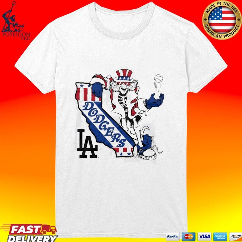 Los Angeles Dodgers X Grateful Dead Uncle Sam Unisex