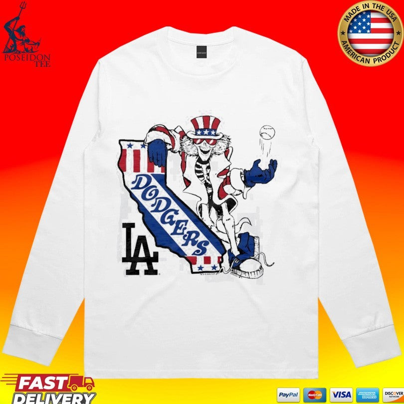 Los Angeles Dodgers X Grateful Dead Uncle Sam Unisex