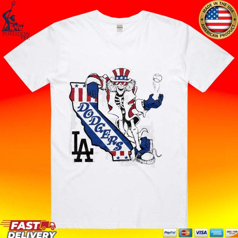 Los Angeles Dodgers X Grateful Dead Uncle Sam Unisex