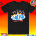Lost Enterprises Flamer Logo Boxy Chocolate Snow Unisex
