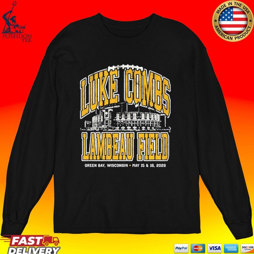 Luke Combs Lambeau Field Green Bay Wi May 15 & 16 2026 Event Unisex