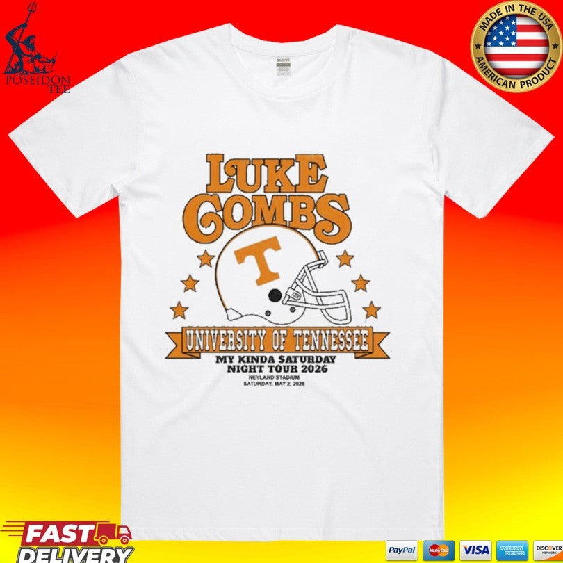 Luke Combs University Of Tennessee My Kinda Saturday Night Tour 2026 Unisex