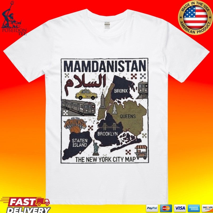 Mamdanistan The New York City Map Unisex