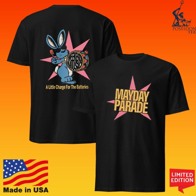 Mayday Parade A Little Charge For The Batteries Bunny Blue Spruce Unisex