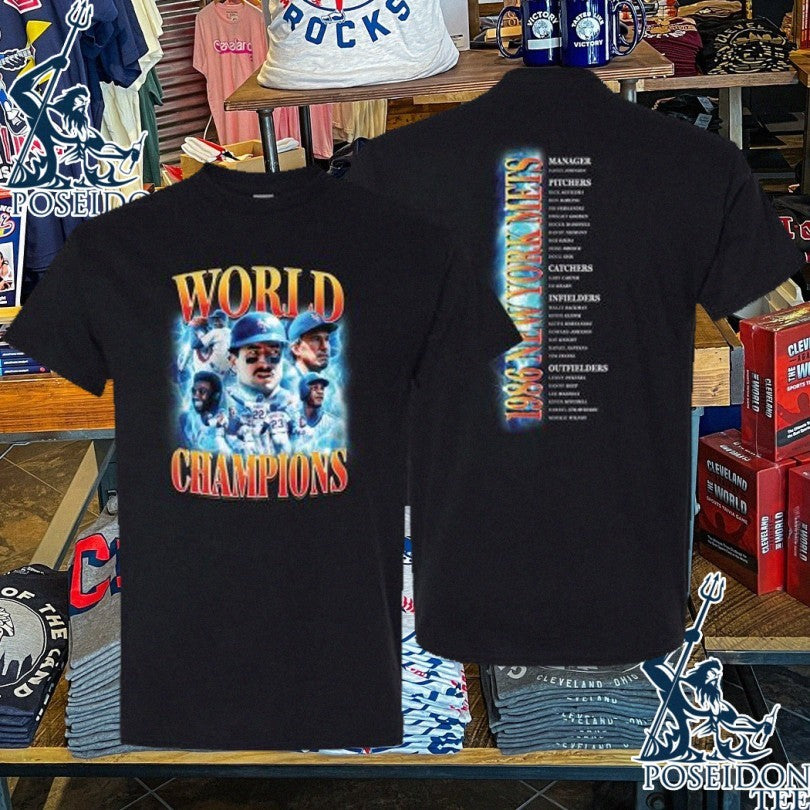 Mets 1986 World Championship Retro Unisex