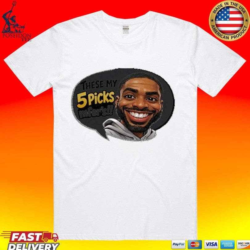 Mikal Bridges These My 5 Picks Caricature Unisex