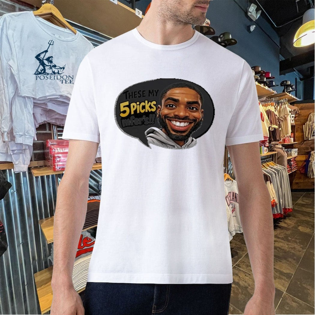 Mikal Bridges These My 5 Picks Caricature Unisex