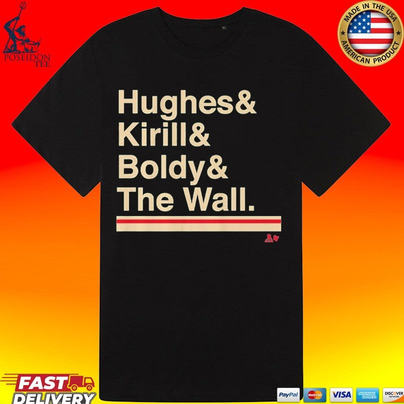 Minnesota Hockey Ampersand Hughes & Kirill & Boldy & The Wall Unisex