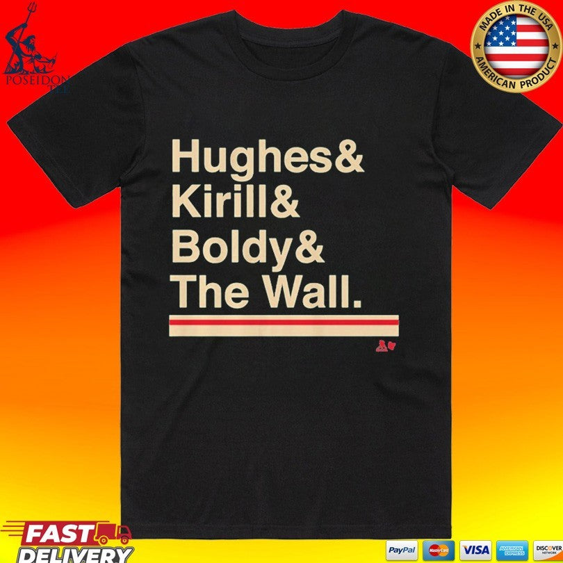 Minnesota Hockey Ampersand Hughes & Kirill & Boldy & The Wall Unisex