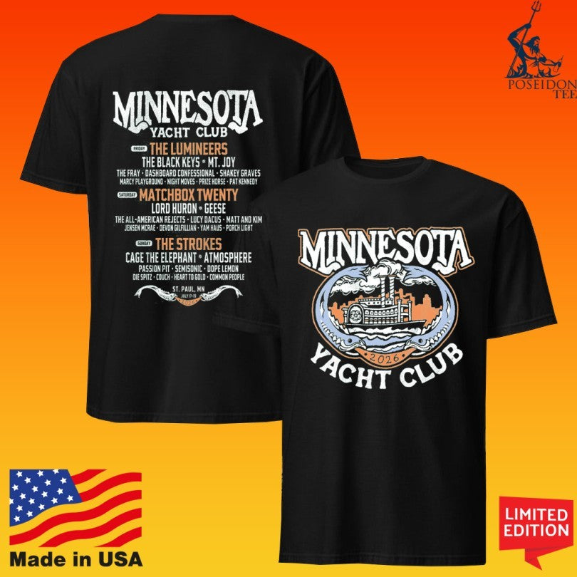 Minnesota Yacht Club Festival 2026 Steamboat Lineup Unisex