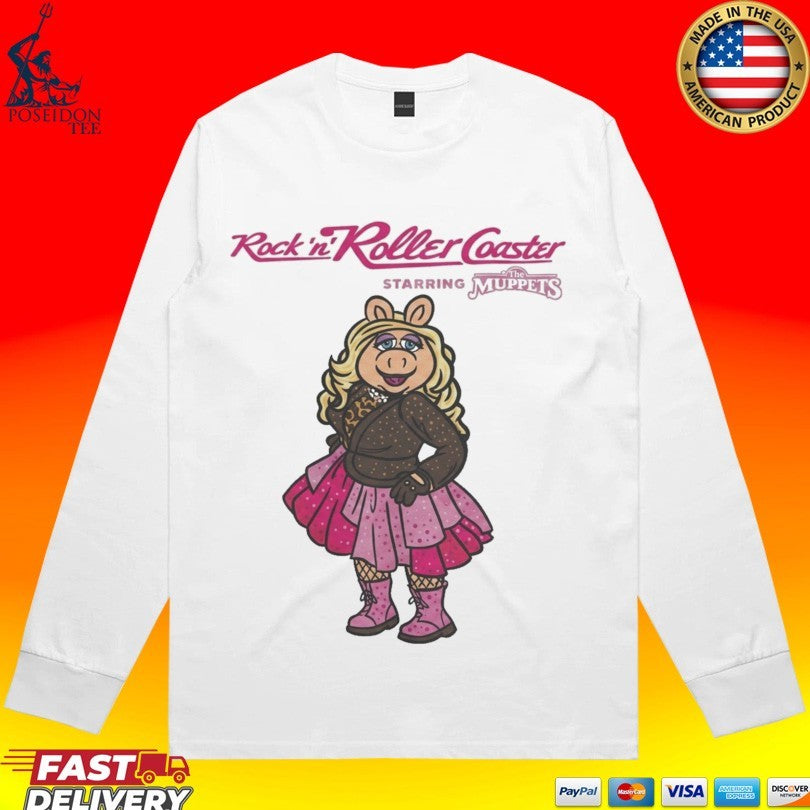 Miss Piggy Rockin’ Roller Coaster Rhinestone Unisex
