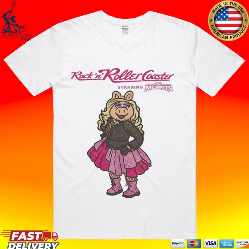 Miss Piggy Rockin’ Roller Coaster Rhinestone Unisex