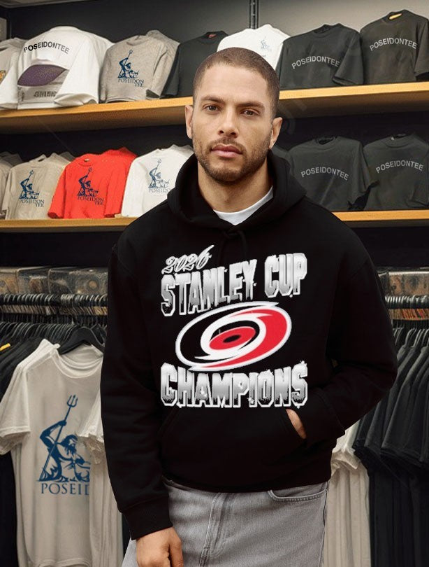 Mitchell And Ness Carolina Hurricanes Black 2026 Stanley Cup Champions Unisex